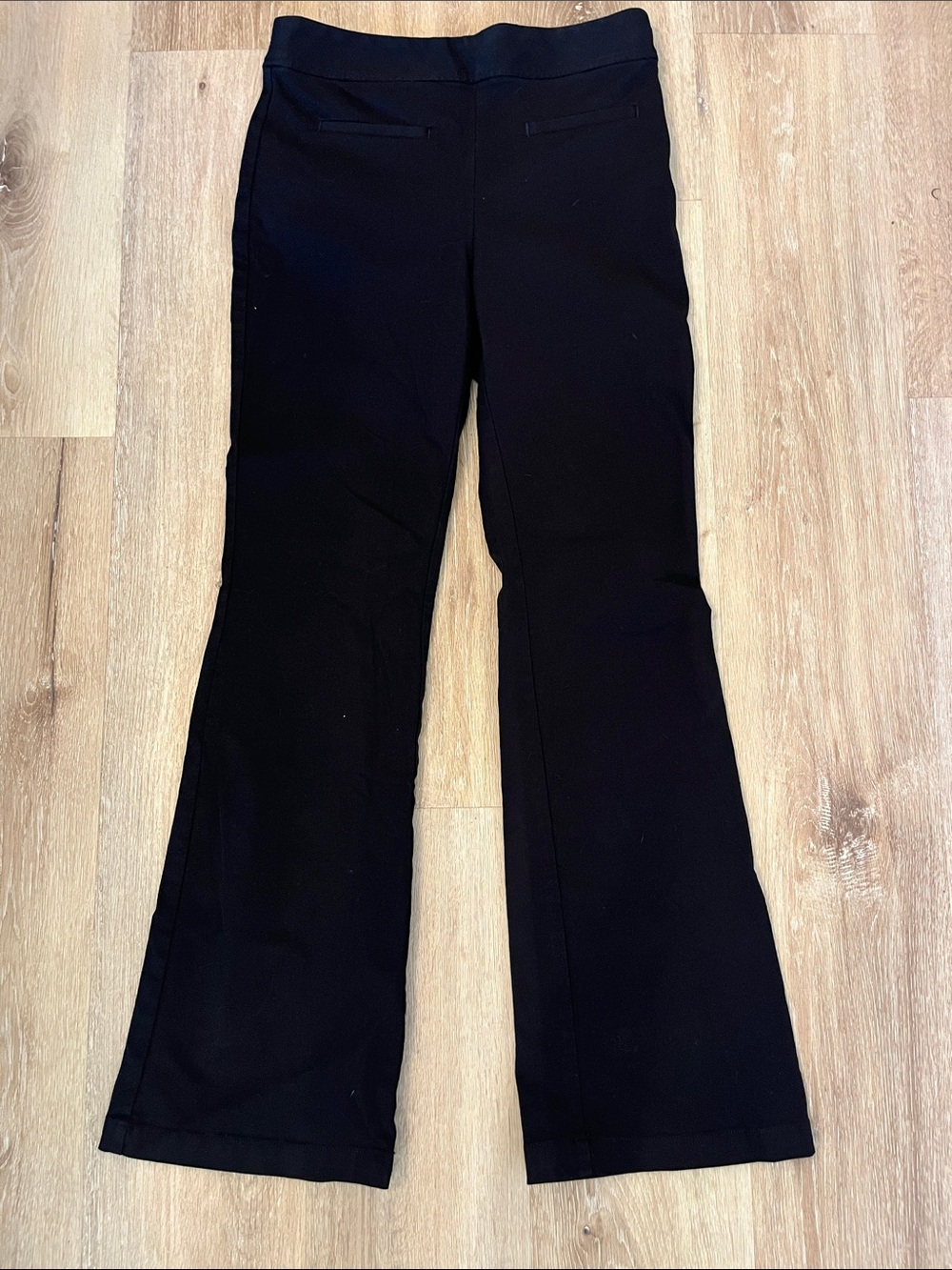 Anthropologie Maeve Black Boot‑Cut Flare Pants